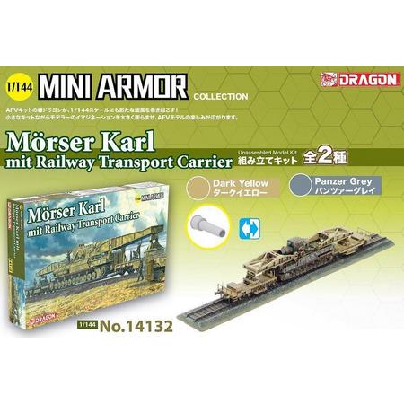 Dragon - Mini Armor Morser Karl Railway Transport (2/20) * - DRA14132