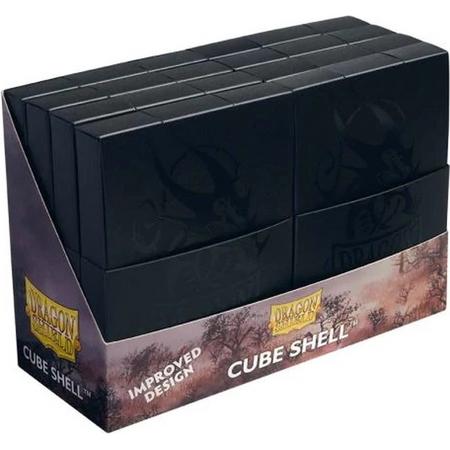 Dragon Shield Cube Shell Shadow Black (8 stuks)