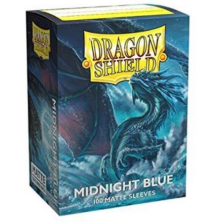 Dragonshield 100 Box Sleeves Matte Midnight Blue