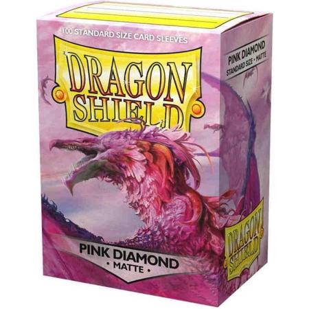 Dragonshield 100 Box Sleeves Matte Pink Diamond