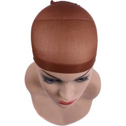 Dream - Wig Cap 2 Stuks - Chocolade Dome Cap voor Pruik Netjes Dames