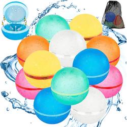 DreamGoods Herbruikbare Waterballonnen - 12 Stuks - Zelfsluitend - Duurzaam - Waterspeelgoed - Buitenspeelgoed