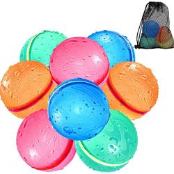 DreamGoods Herbruikbare Waterballonnen - 8 Stuks - Zelfsluitend - Duurzaam - Waterspeelgoed - Buitenspeelgoed