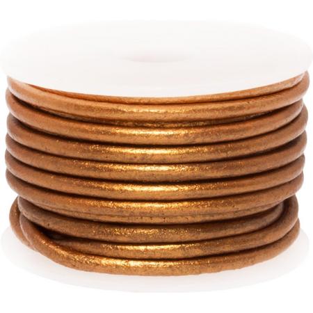 DQ leer Metallic (2 mm) Copper (5 Meter)