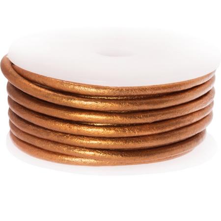 DQ leer Metallic (3 mm) Copper (5 Meter)