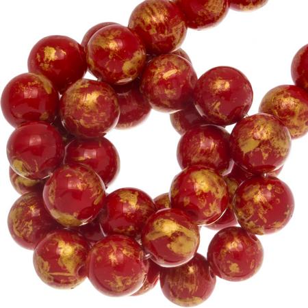 Mashan Jade Kralen (6 mm) Red (63 stuks)