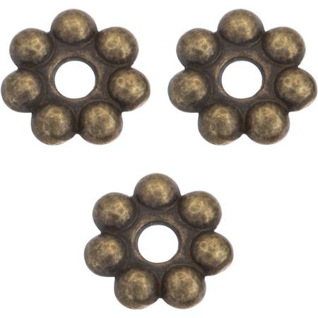 Metalen Kralen (8 mm) Brons (40 Stuks)