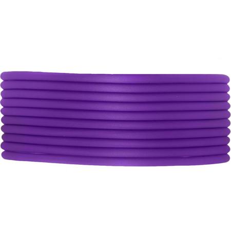 Rubber Koord (2 mm) Perfect Purple (5 Meter) holle binnenkant