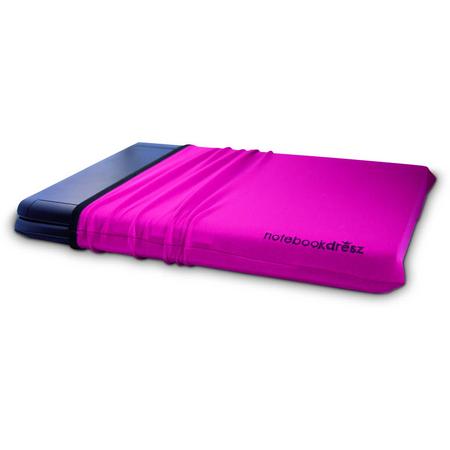 notebook dresz - rekbare beschermhoes voor laptops / tablets. Beschermt tegen krassen. Voor 15.6 inch laptops. Roze (magenta).