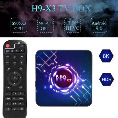 Android tv box Android 9 / Mini Pc / Tv Box Android 4K / Mediaplayer voor Tv / Kodi Tv Box 2020 64GB