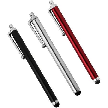 Ultra Light Stylus Pen Universeel HTC One/iPhone 8 / 7 5S/4S/Samsung Galaxy/Z1/iPad 2,3,4 Air Mini / Galaxy Tab Zwart  of Zilver
