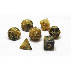 Dice Marble Gold