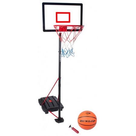 Dunlop Basketbalstandaard Met Basketbal En Pomp 117 Cm