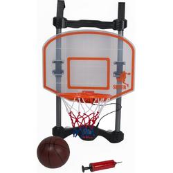   basketbalkorf - elektronisch - in hoogte verstelbaar - met geluid, scorebord, pomp en bal