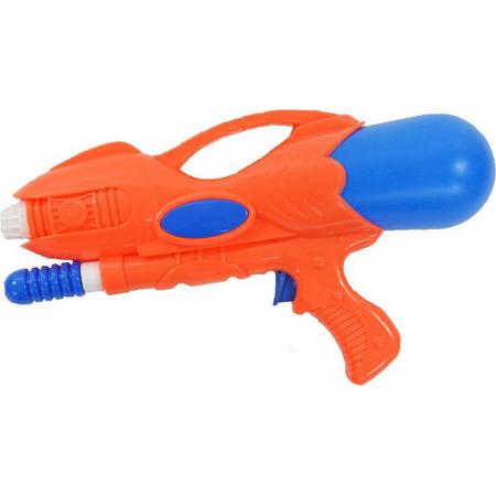 Duo Toys - Waterpistol 33CM - 600ML - Blauw / Oranje Watergeweer met Pomp - Schiet 10 meter !