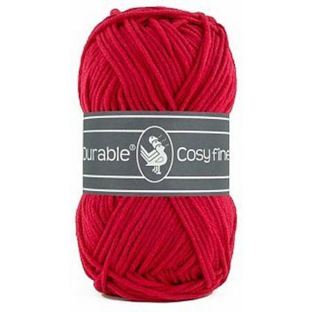 10 x Durable Cosy Fine Deep Red (317)