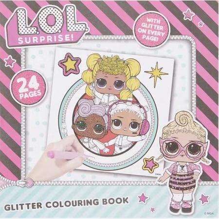 L.O.L Surprise Kleurboek- Glitter - Glitter kleurboek - Kleuren
