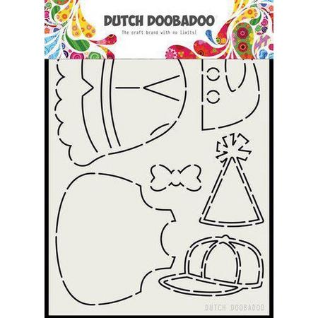 Dutch Doobadoo Card Art Berenjacht Beren kleding AA 470.713.798 (05-20)