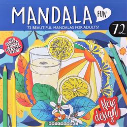 Kleurboek volwassenen- Mandala fun _ 72 kleurplaten