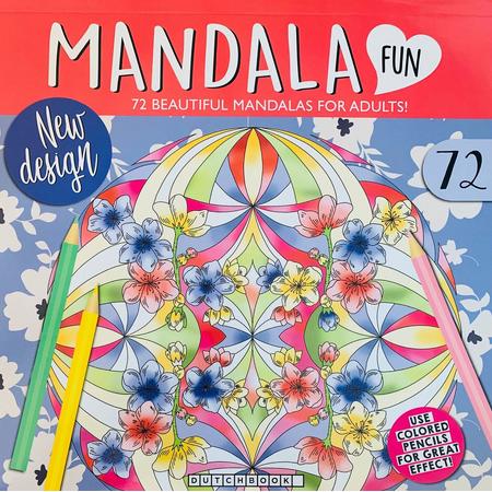 Mandala - Bloem - Kleurboek voor volwassen - Mandalas - 72 kleurplaten - Kleurboek voor volwassenen - Kleurboeken