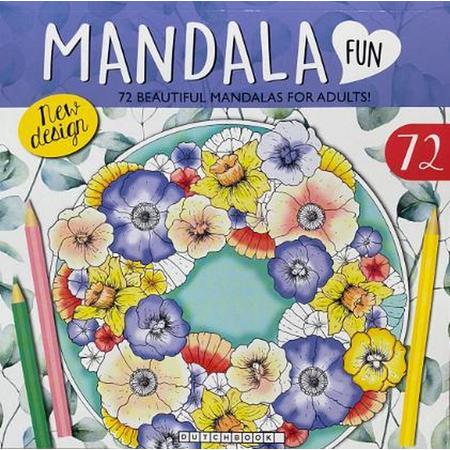 Mandala Kleurboek voor Volwassenen met 72 Kleurplaten