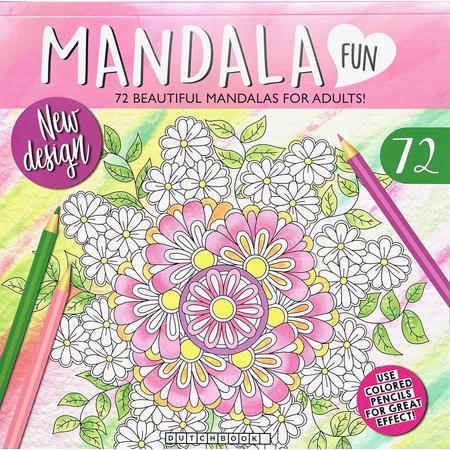 Mandala kleurboek voor Volwassenen met 72 kleurplaten - geschikt voor kleurpotloden en kleurstiften