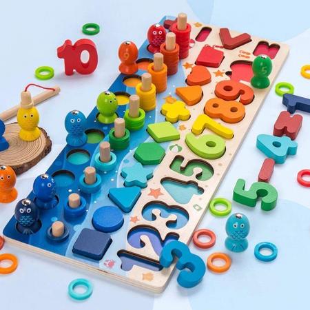 101 delig leerbord kind - Voor het leren van cijfers/kleuren/tellen