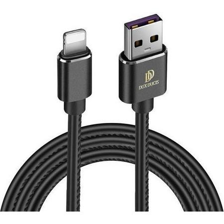 Dux Ducis K-Max Series - Lightning USB kabel - 1 meter - Zwart