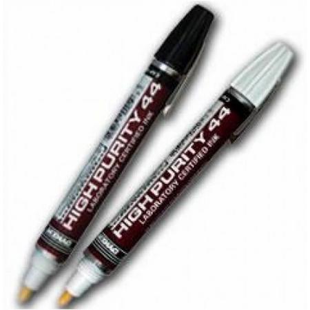 2 stuks Dykem High Purity zwart (medium tip) - RVS marker - paint marker