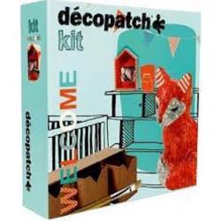 Decopatch - welcome kit - Blauw - Fotokader, kat, slinger, doosjes