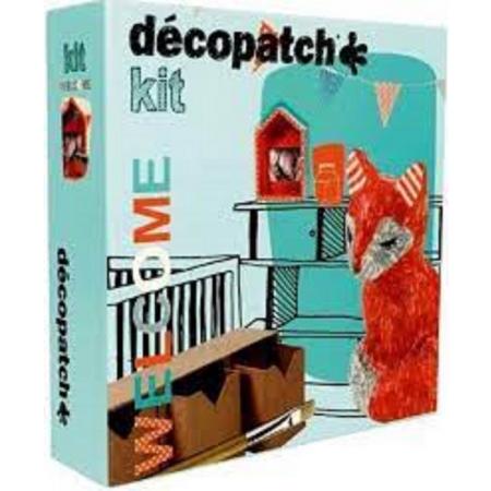 Decopatch - welcome kit - Blauw - Fotokader, kat, slinger, doosjes