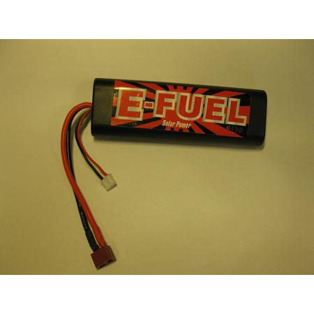 E-fuel hardcase lipo accu 7.4 volt 4200 mah  45C  60C burst met deans stekker