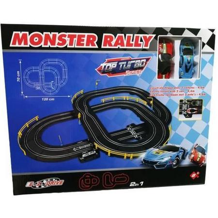 Racebaan Circuit Monster Rally 2 en 1 autobaan