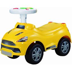 Eco Toys Sports Geel Loopauto met Muziek HC516257 div