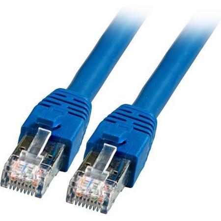 EFB Elektronik K5528BL.10 netwerkkabel 10 m Cat8.1 S/FTP (S-STP) Blauw