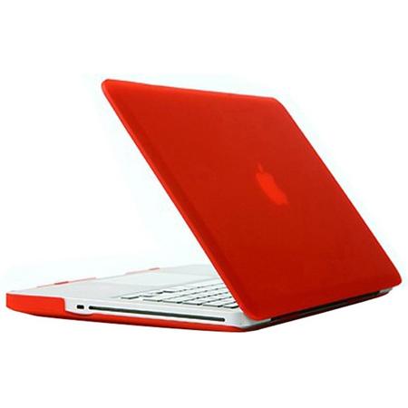 Frosted Hard Plastic beschermend hoesje voor Macbook Pro 13.3 inch(rood)