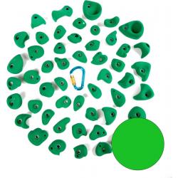 klimgrepen serie mega pack – set van 50 – maat m – Fluo groen