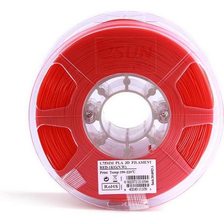 1.75mm rood PLA filament eSun 1kg