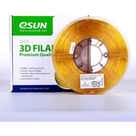 eSun Geel PETG Filament – 1,75 mm – 1kg