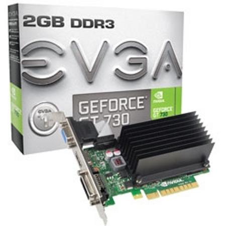 EVGA 02G-P3-1733-KR GeForce GT 730 2GB GDDR3 videokaart