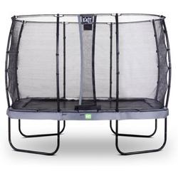   Elegant Premium trampoline 214x366cm met veiligheidsnet Deluxe - grijs