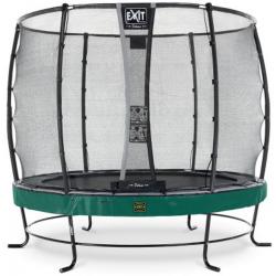 EXIT Elegant Premium trampoline ø253cm met veiligheidsnet Deluxe - groen