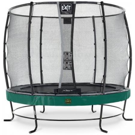 EXIT Elegant Premium trampoline ø253cm met veiligheidsnet Deluxe - groen