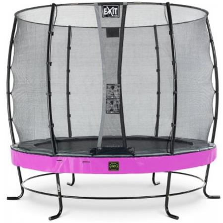 EXIT Elegant Premium trampoline ø253cm met veiligheidsnet Economy - paars