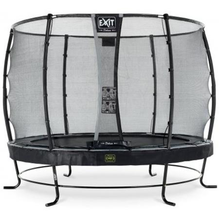 EXIT Elegant Premium trampoline ø305cm met veiligheidsnet Deluxe - zwart