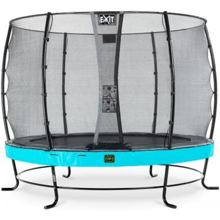 EXIT Elegant Premium trampoline ø305cm met veiligheidsnet Economy - blauw