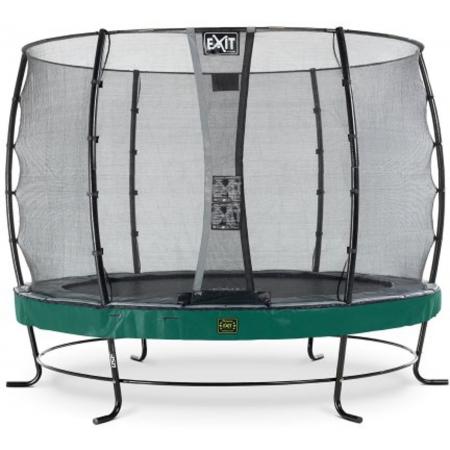 EXIT Elegant Premium trampoline ø305cm met veiligheidsnet Economy - groen