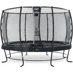 EXIT Elegant Premium trampoline ø366cm met veiligheidsnet Deluxe - zwart