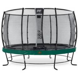   Elegant Premium trampoline ø427cm met veiligheidsnet Deluxe - groen