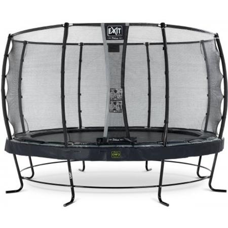 EXIT Elegant Premium trampoline ø427cm met veiligheidsnet Deluxe - zwart